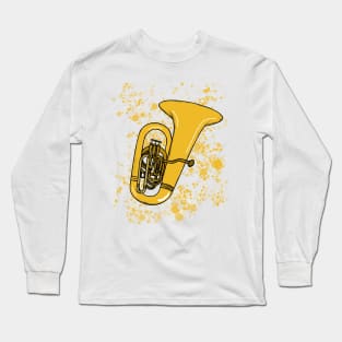 Tuba Teacher Tubaist Brass Musician Long Sleeve T-Shirt